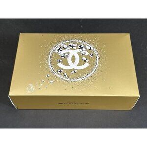 Chanel Empty Designer Gift Box Storage 7 X 7 Double C logo Coco mark